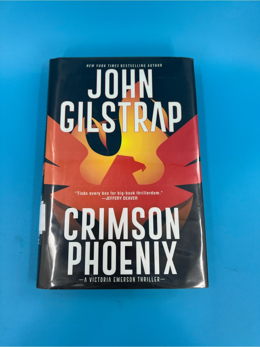 Crimson Phoenix John Gilstrap Victoria Emerson Thriller Hardcover Book